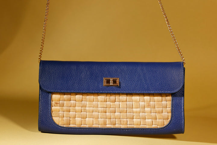 Isabela - Clutch/Crossbody Blue