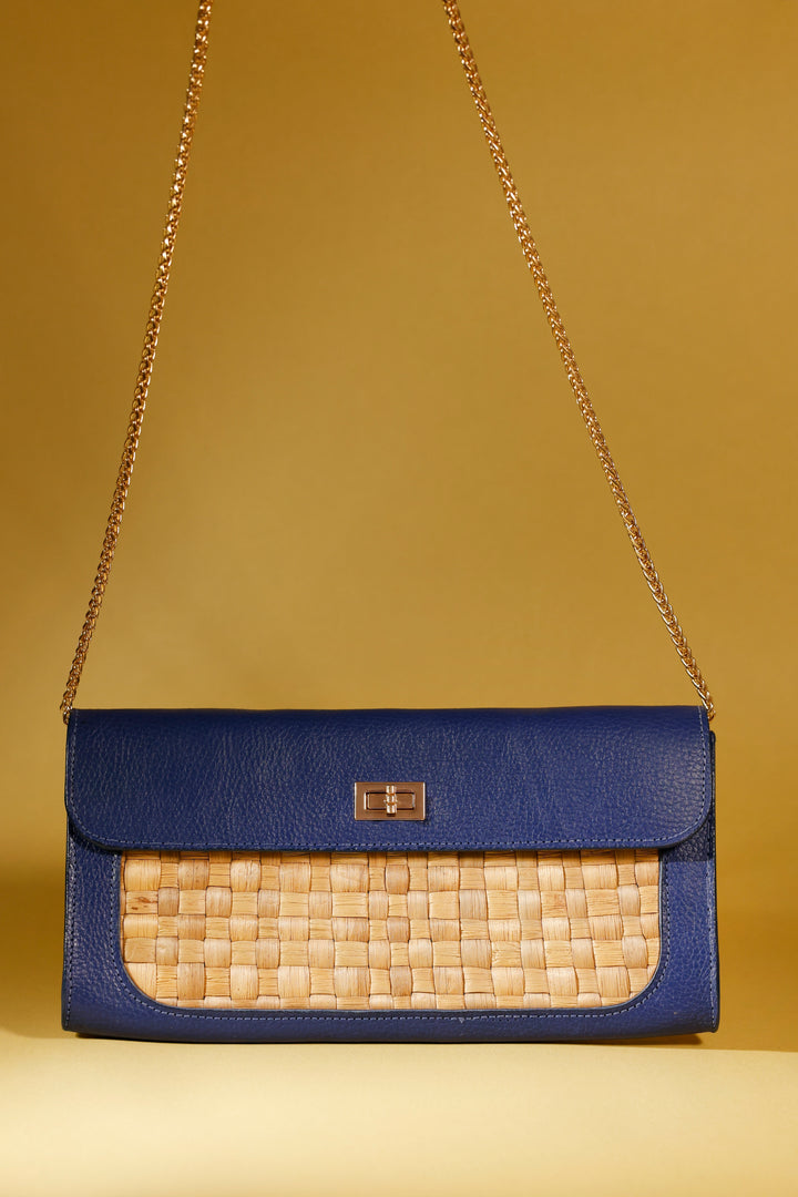 Isabela - Clutch/Crossbody Blue