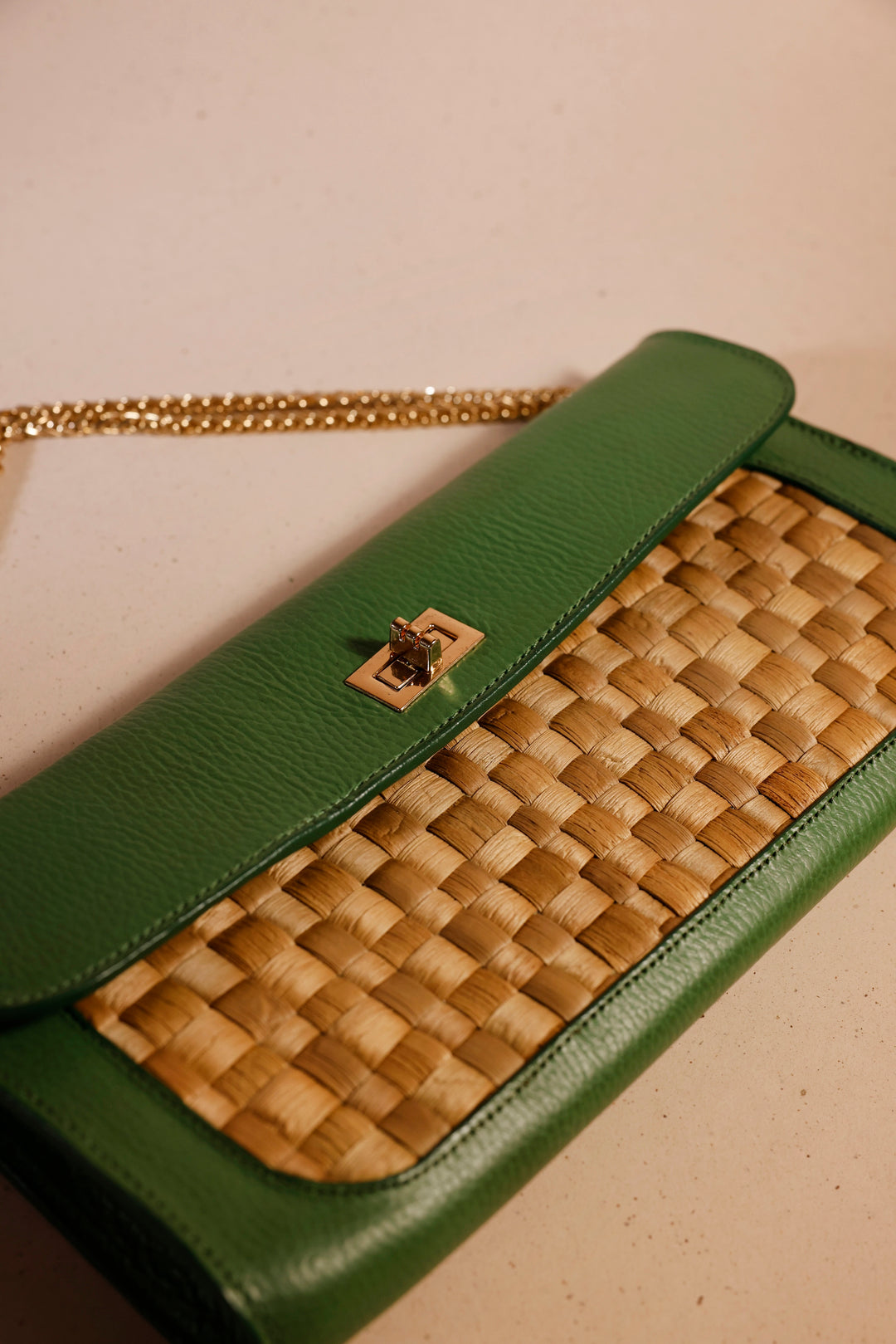 Isabela - Clutch/Crossbody Green