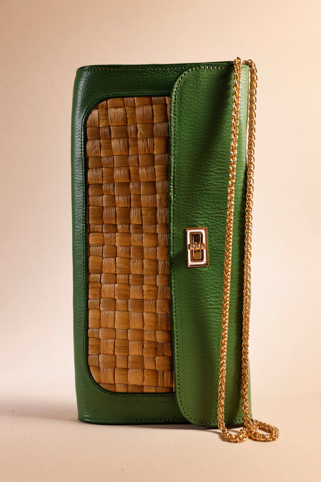 Isabela - Clutch/Crossbody Green