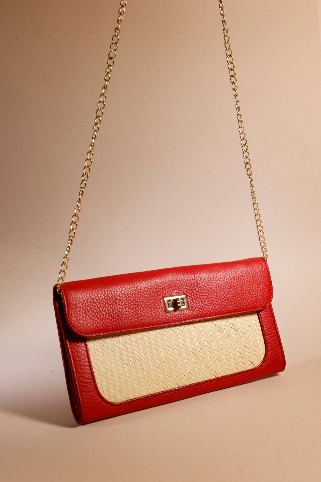 Isabela - Clutch/Crossbody Red