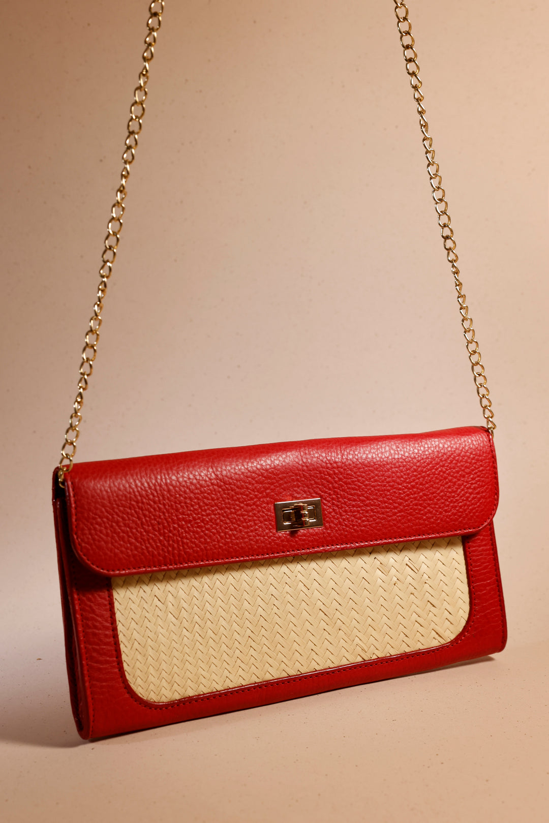 Isabela - Clutch/Crossbody Red