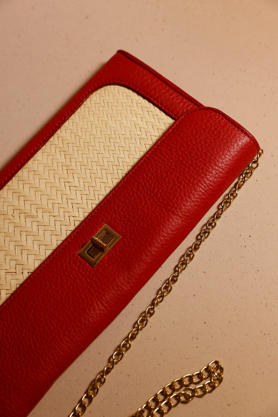 Isabela - Clutch/Crossbody Red