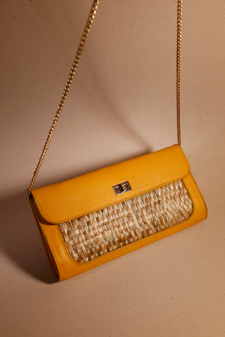 Isabela - Clutch/Crossbody Yellow