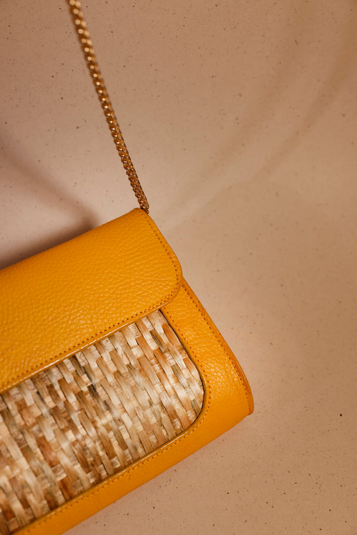 Isabela - Clutch/Crossbody Yellow